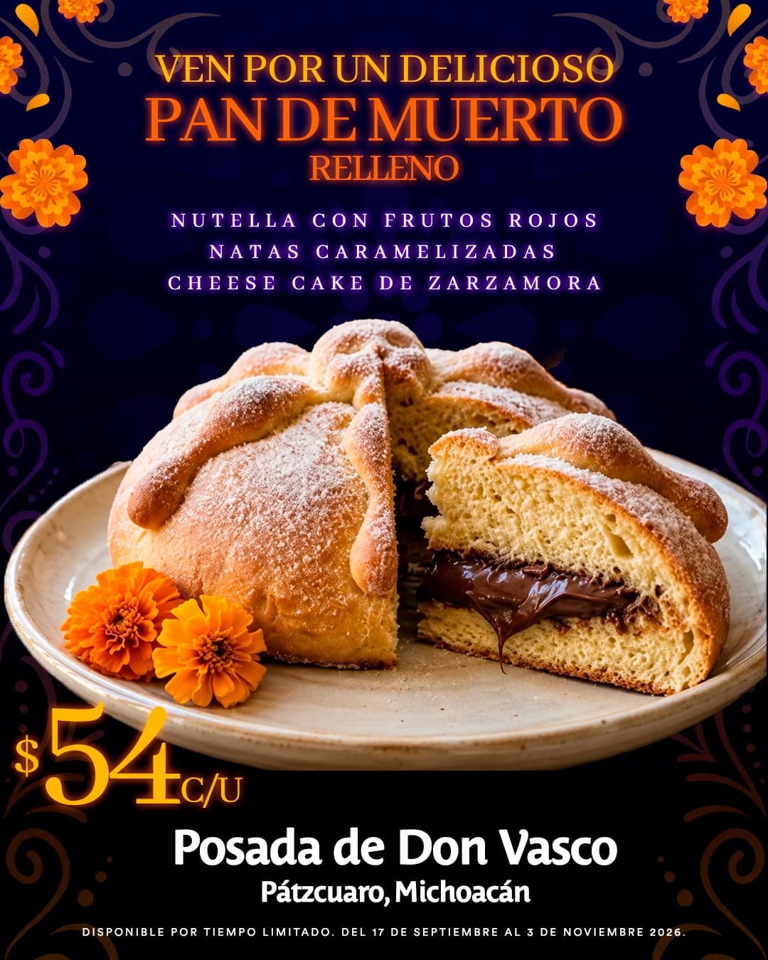 ¡EL PAN MÁS DELICIOSO, EN EL MEJOR LUGAR DE PÁTZCUARO!
