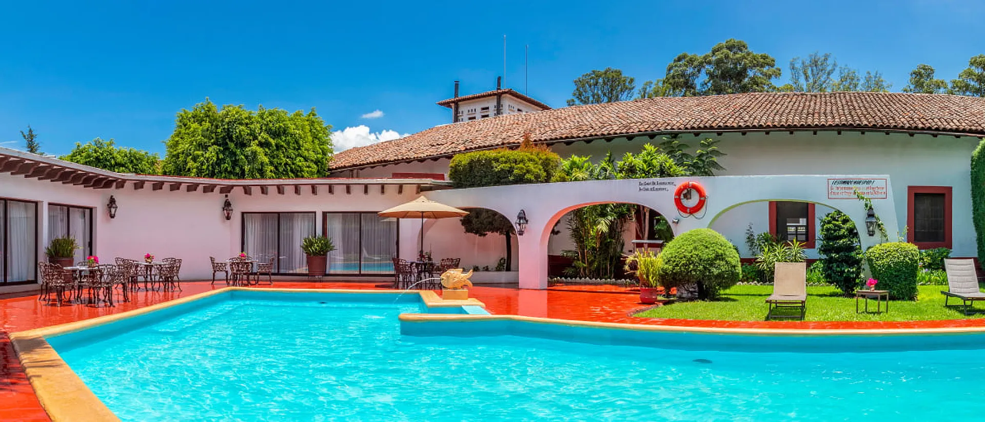 Alberca Hotel Best Western Posada de Don Vasco, Pátzcuaro Michoacán